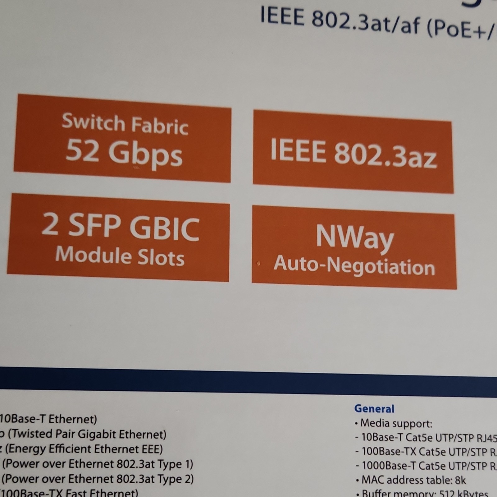 Intellinet IPS-24G02-370W 24-Port Gigabit PoE+ Switch 2 SFP Rack Mount