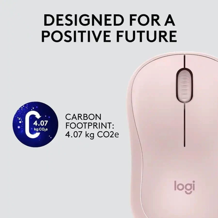 Logitech M220 Silent Wireless Mouse, 2.4 GHz with USB Receiver – Rose 🔥New🔥