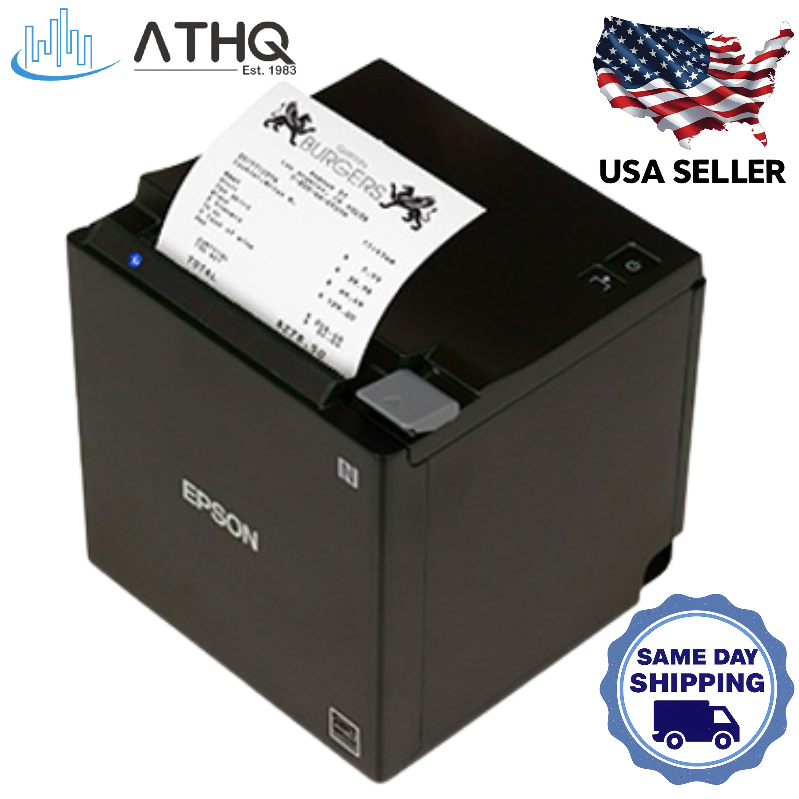 Epson TM-M30II-H OmniLink POS Thermal Receipt Printer Ethernet&USB-A C31CH92022