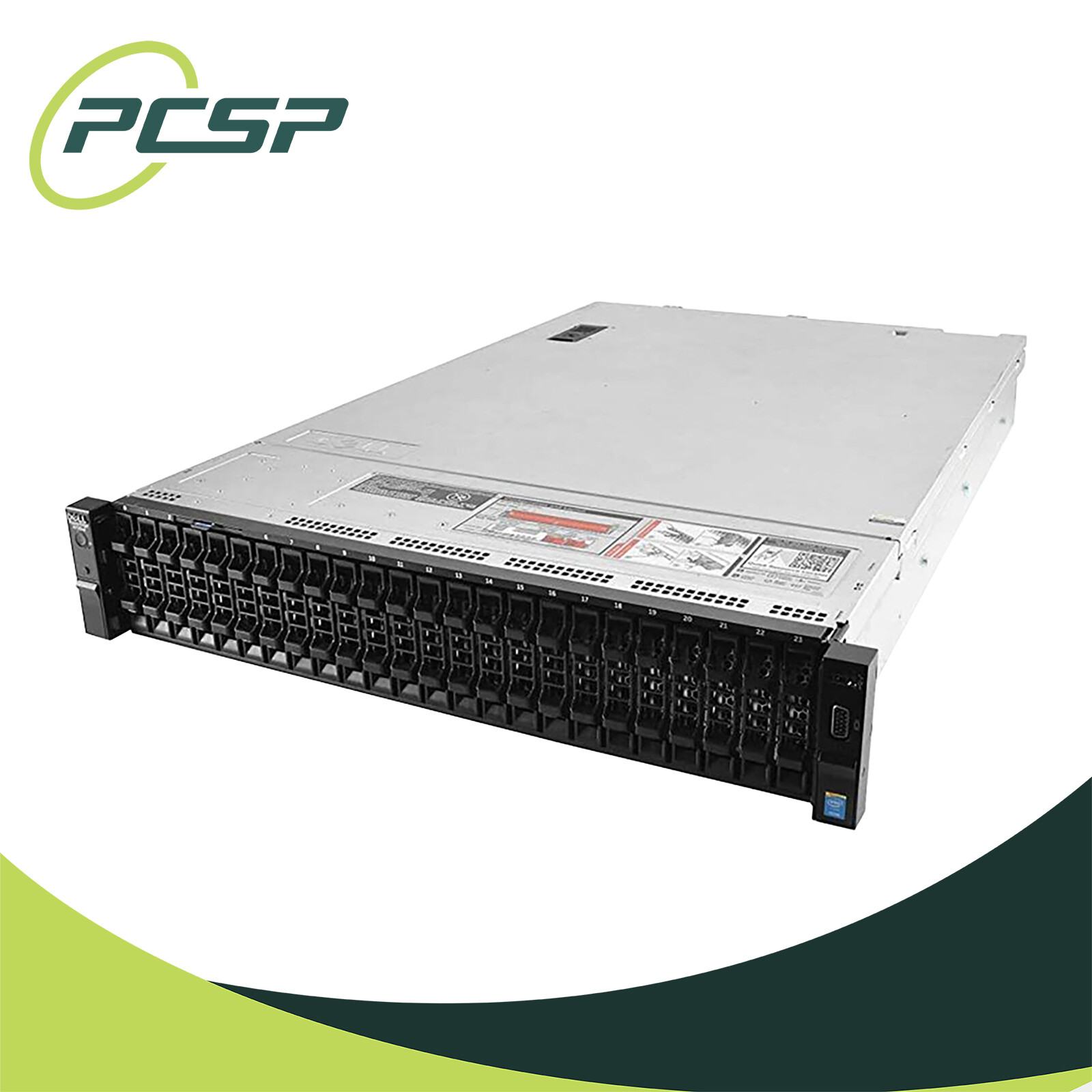 Dell PowerEdge R730xd 24B SFF 44 Cores 2x E5-2699v4 64GB H730p 4x RJ45 12x Trays