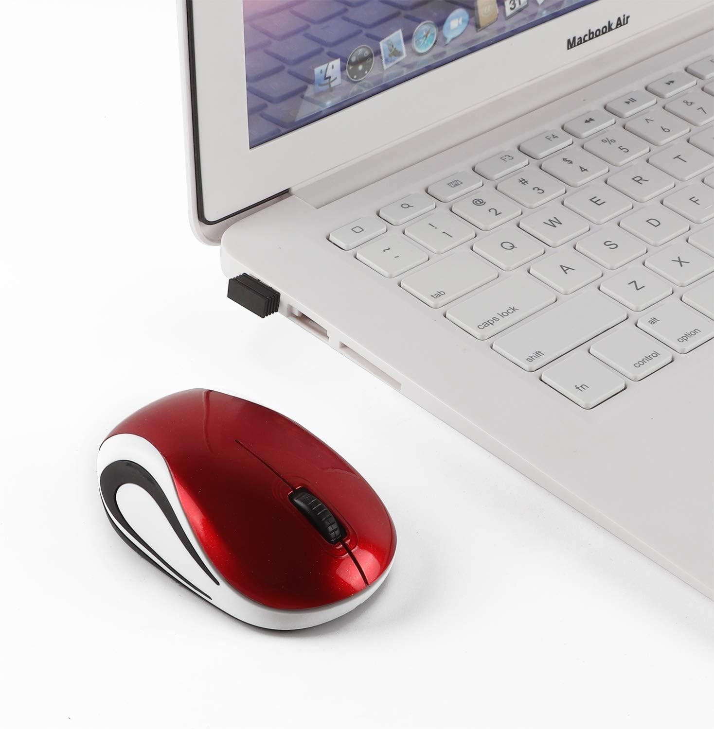 Usbkingdom Mini Small Wireless Mouse for Travel Optical Portable Mini Cordless