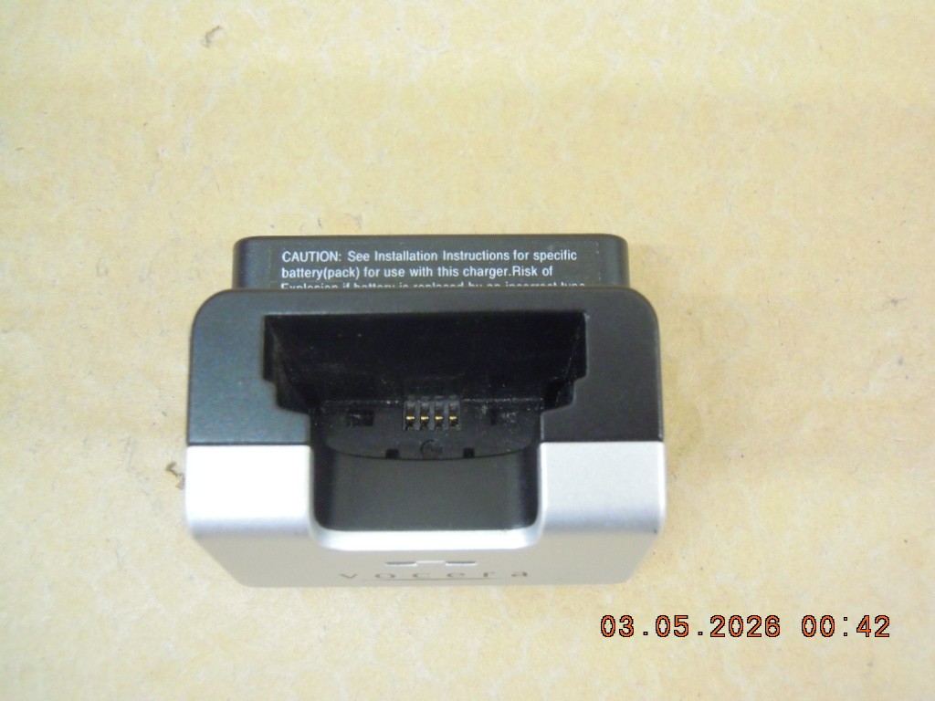 Vocera B3000-1 1-Slot Charger Docking Station & AC Power Supply For B3000N Badge