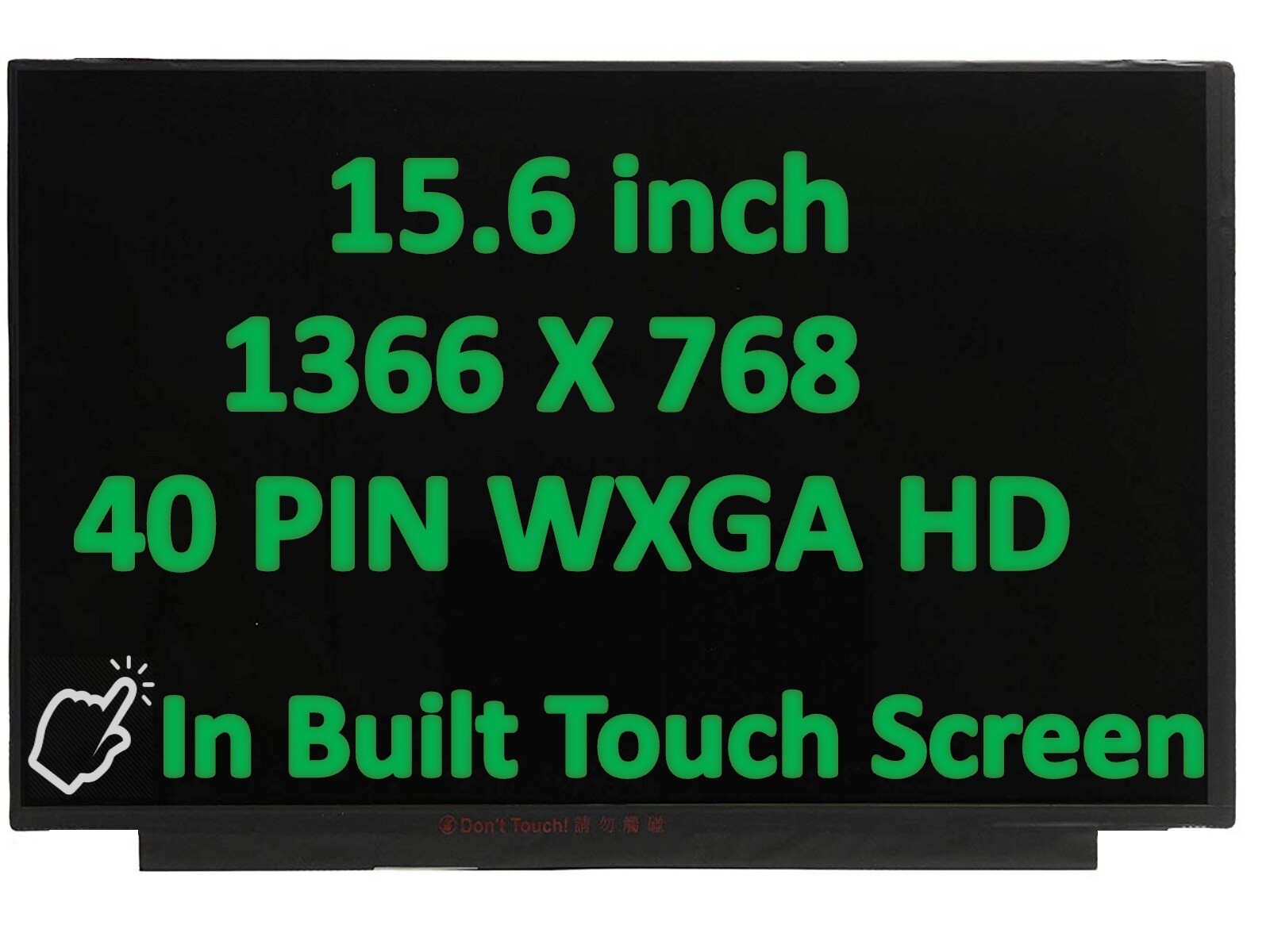 New HP 15-FD0005DX 15-fc0255nr Touch Screen 15.6″ HD LCD PN N41933-001 1366×768