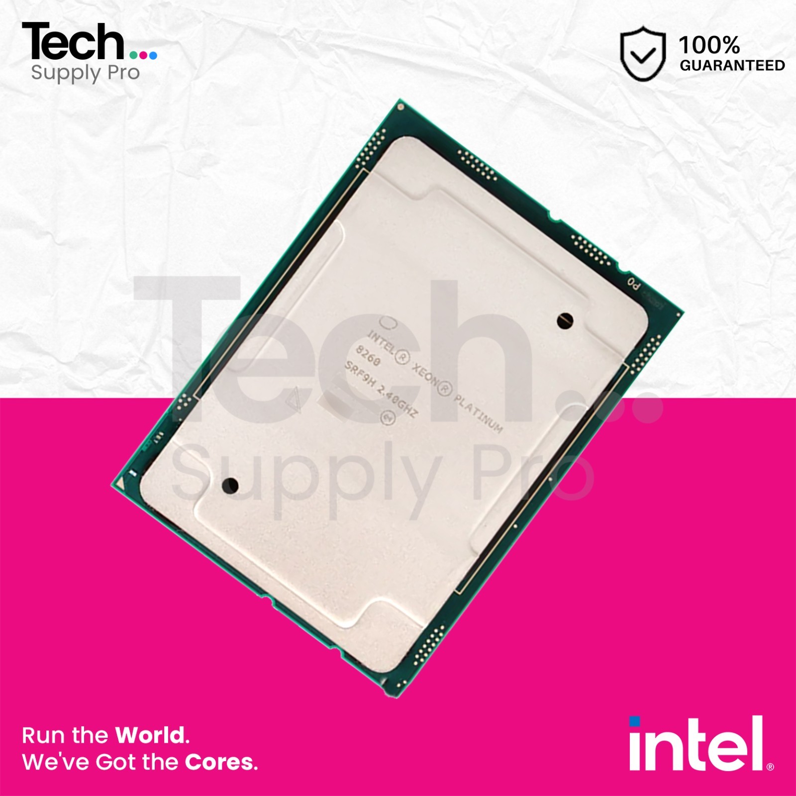 SRF9H Intel Xeon Platinum 8260 24-Core 2.40GHz 35.75MB 165W FCLGA3647 Processor