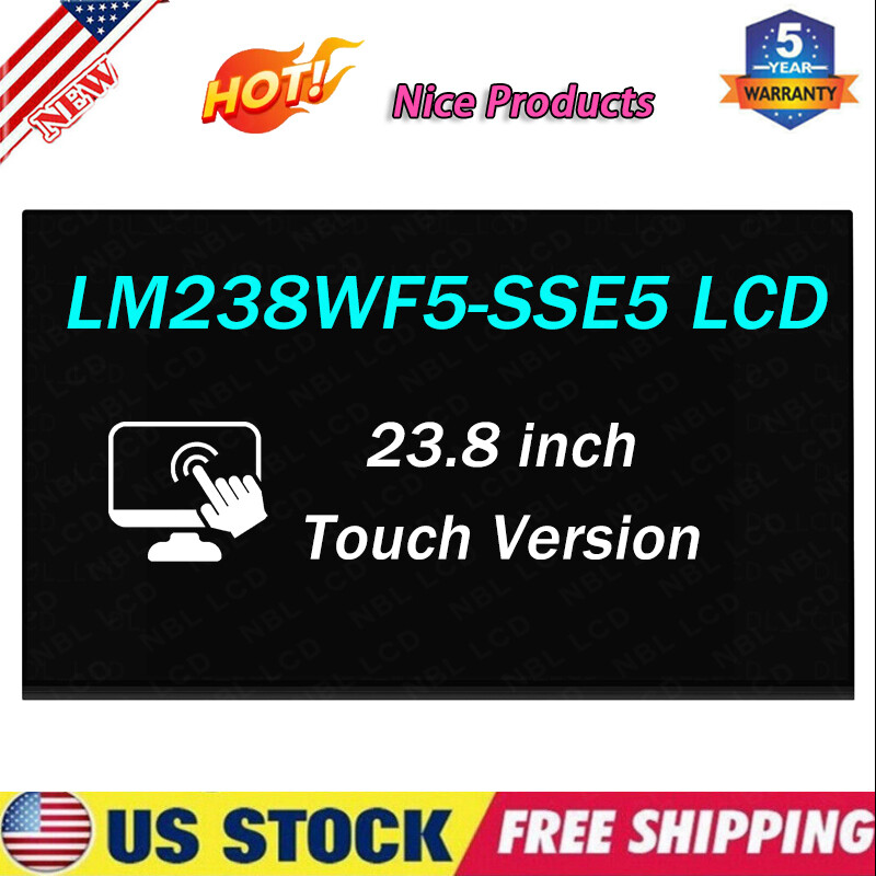 LM238WF5(SS)(E5) LM238WF5-SSE5 Touch Screen Replacement Panel LCD LED Display A+