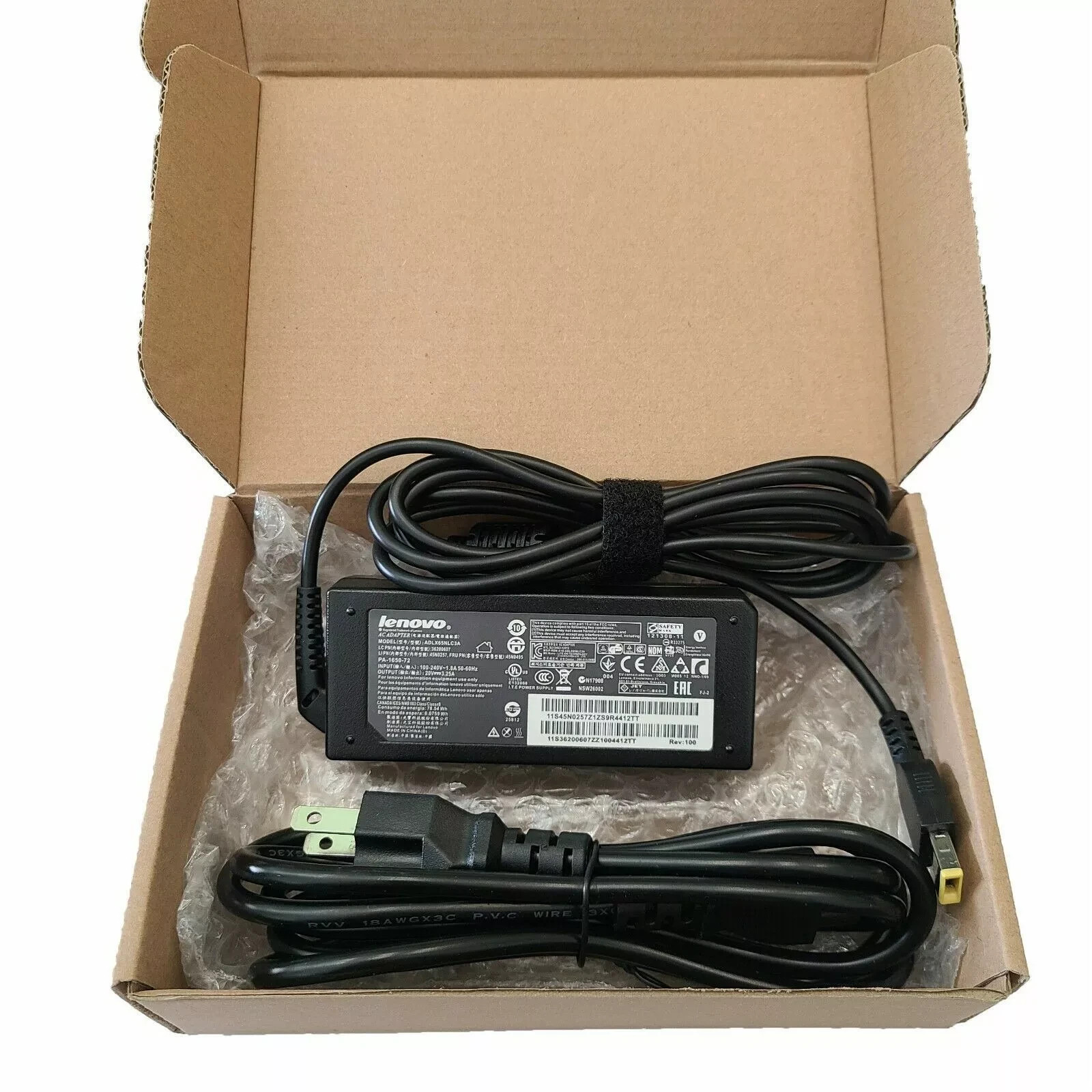 OEM 65W ThinkPad Power Adapter For Lenovo Laptop Charger Slim USB Tip 20V 3.25A