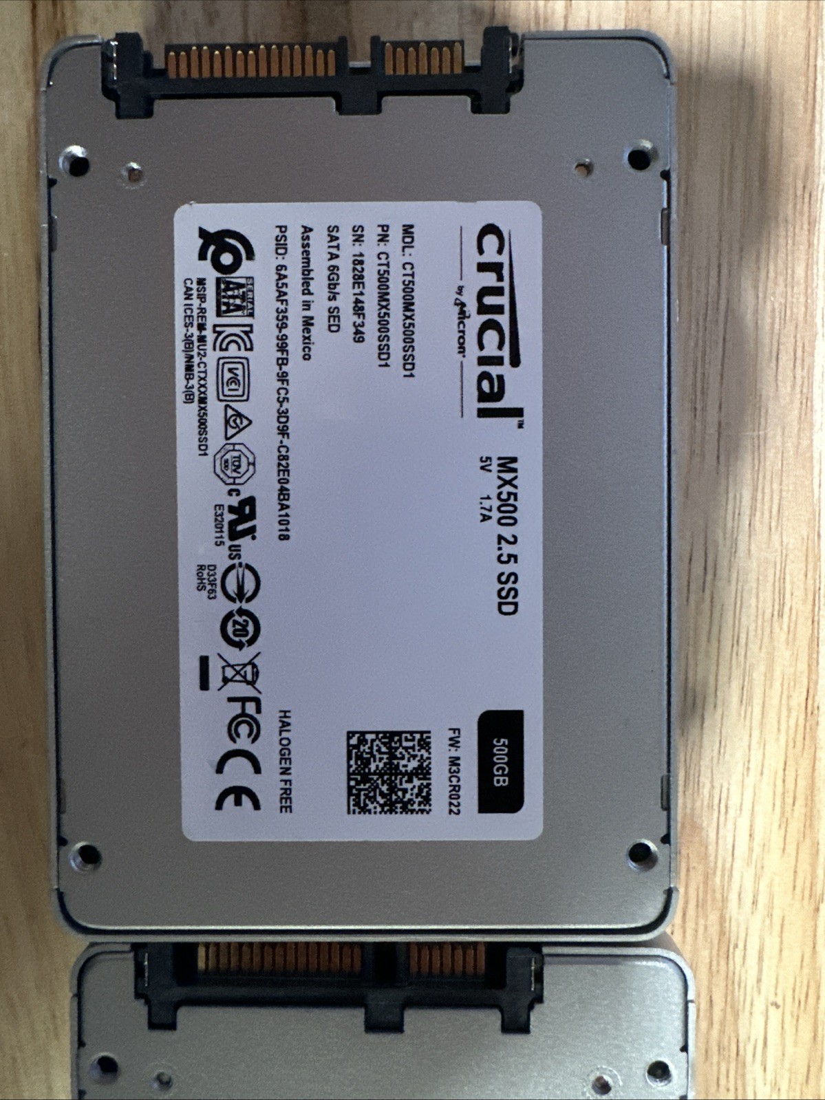 Crucial MX500 500 GB,Internal,2.5 inch (CT500MX500SSD1) Solid State Drive