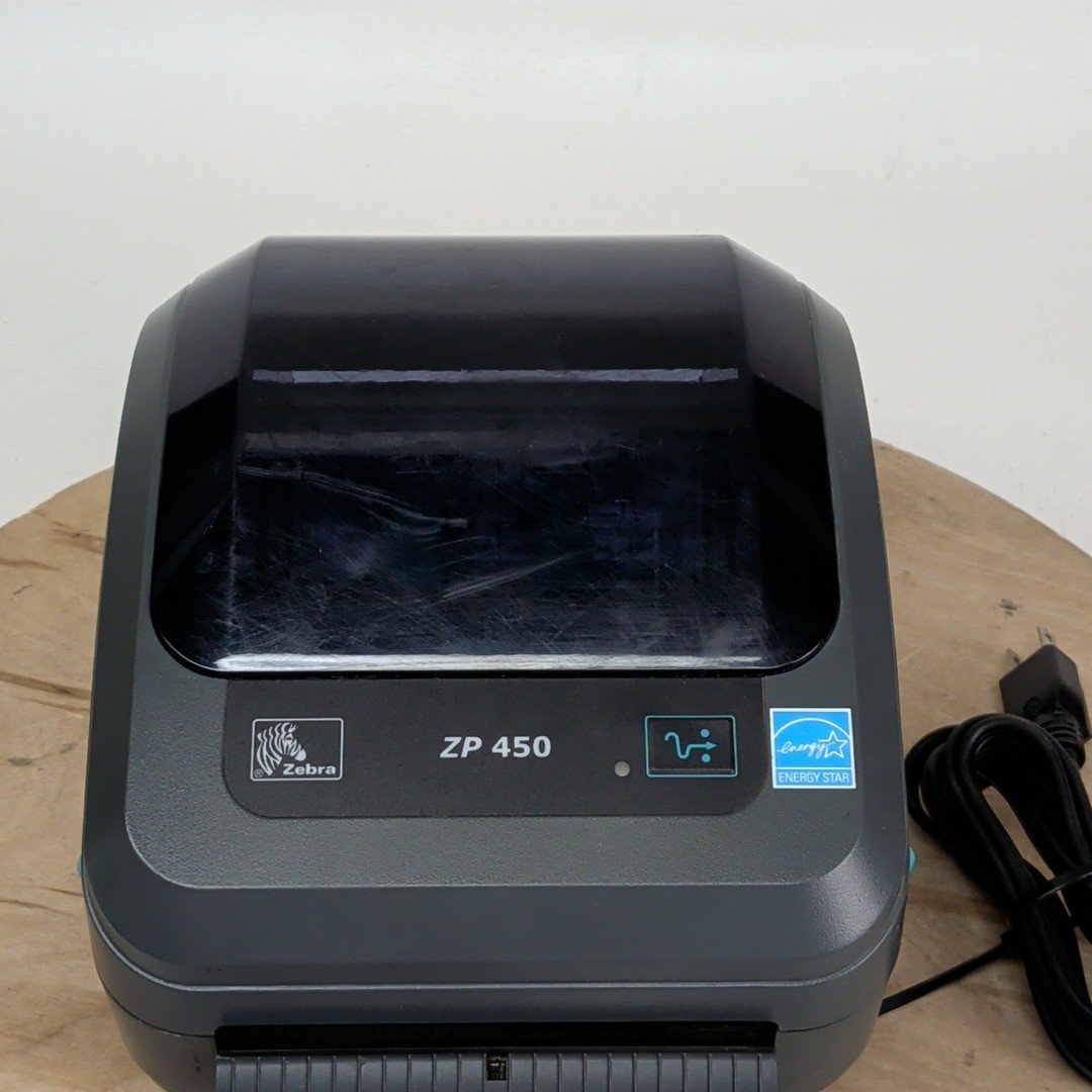 Zebra ZP450 Direct Thermal Label Shipping Barcode Printer USB #2