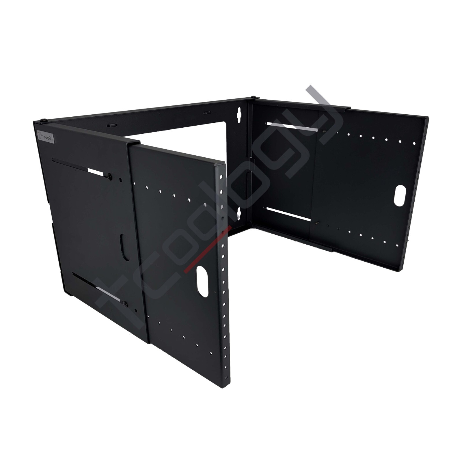TCoology 6U 19 inch Heavy Duty Hinged Extendable Network Wall Mount Rack Bracket