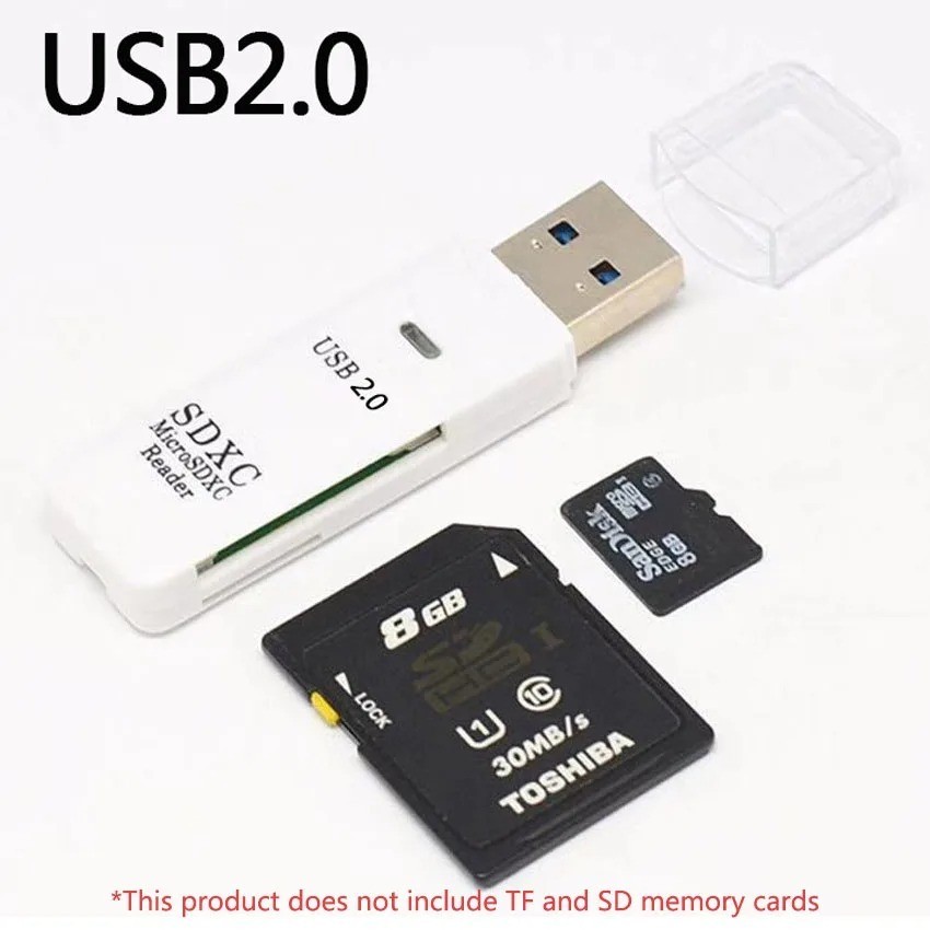 USB 2.0/3.0 Micro SD SDHC TF Card Reader Memory Adapter for PC Laptop Camera lot