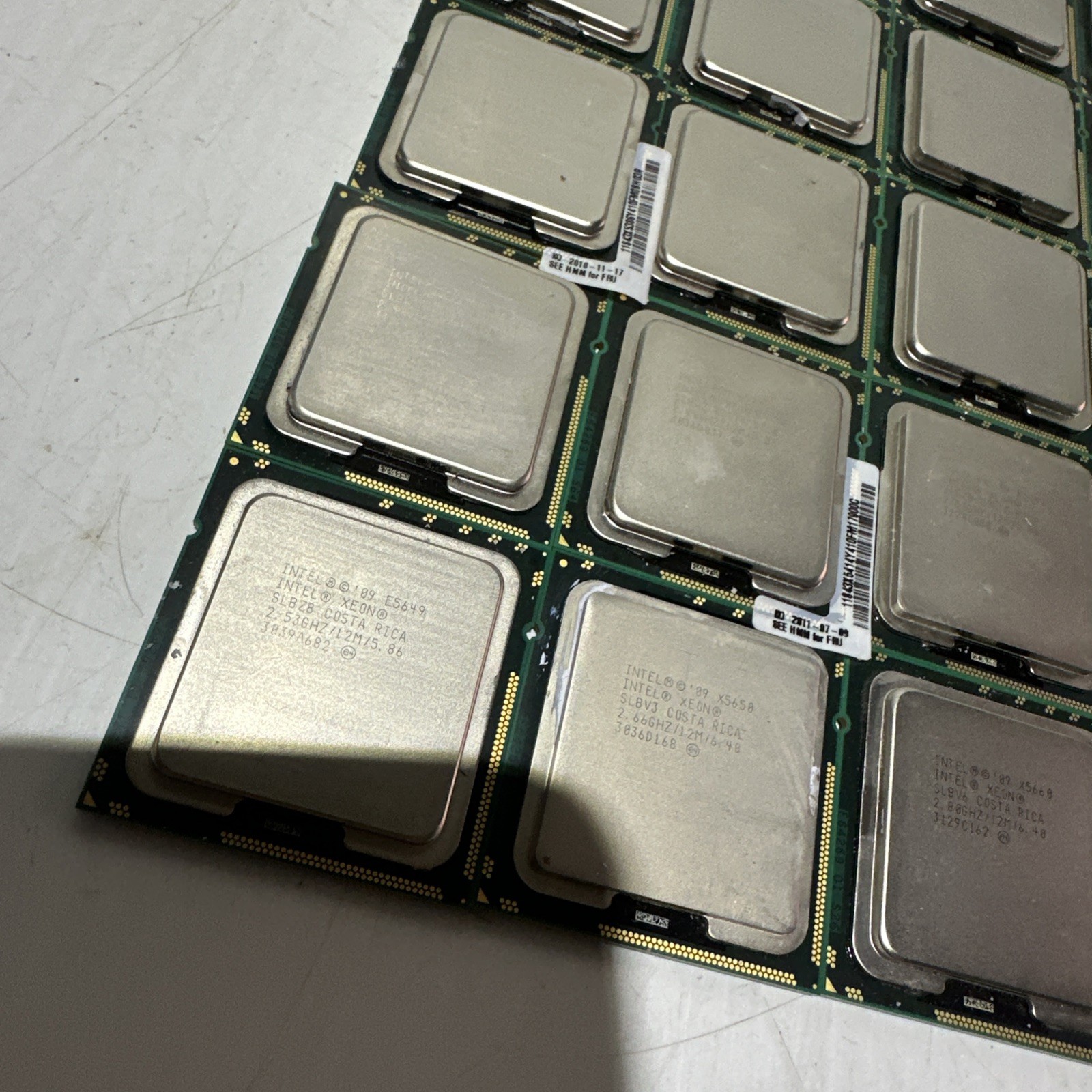 Intel Xeon 5000 Series Lot of 46 Processors E5504-X5660 Free Shipping