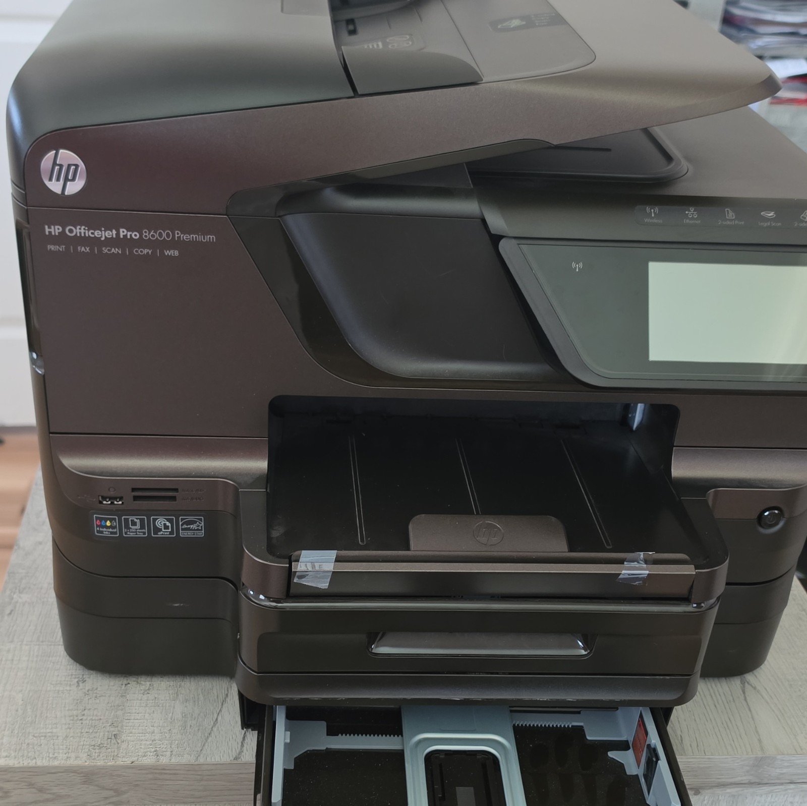 HP Officejet Pro 8600 Premium Wireless Color Inkjet All-In-One Duplex Fax