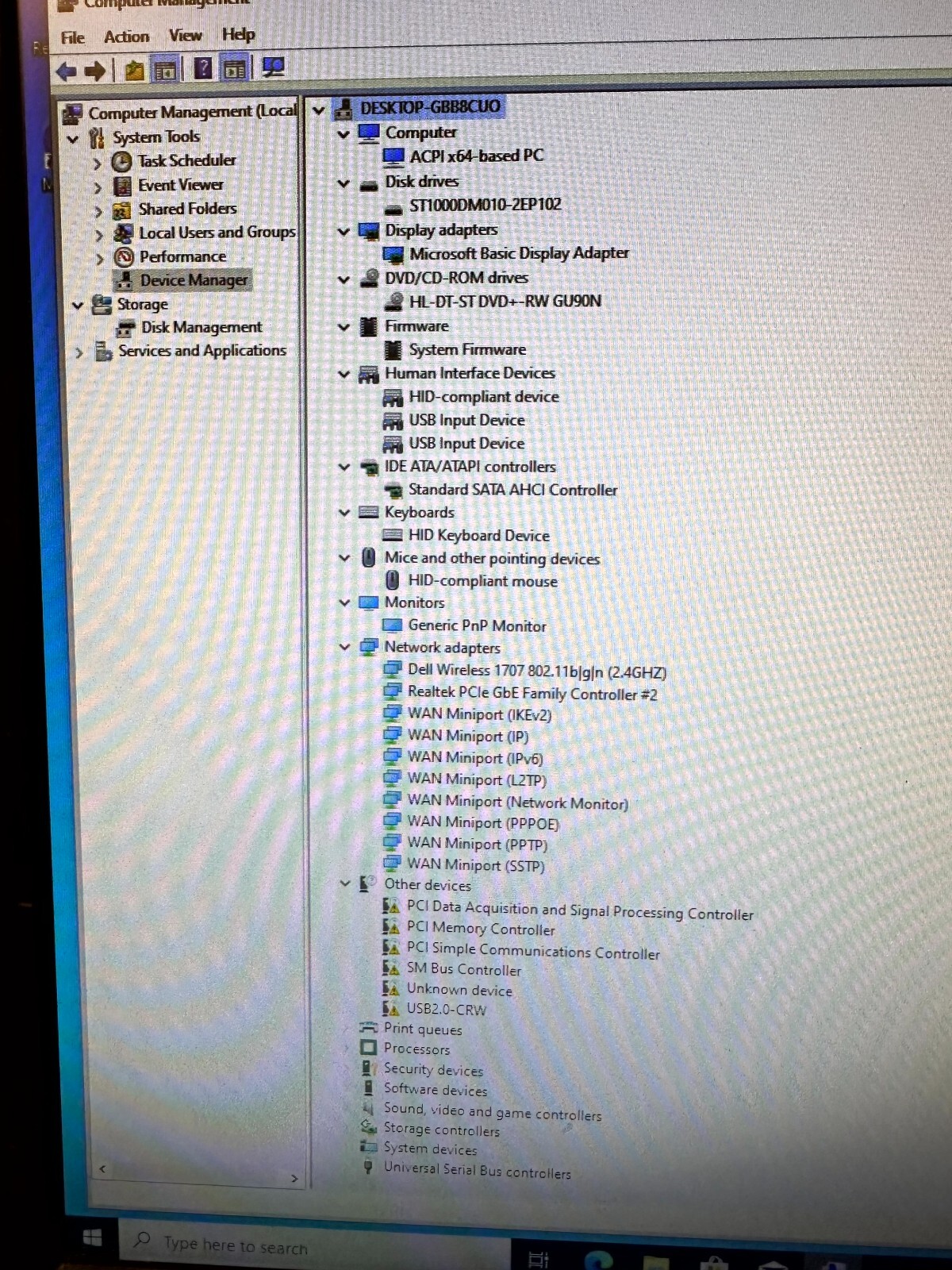 Dell Inspiron 3650 Desktop Computer, Intel G4400 @3.30Ghz, 4GB, 1TB HDD, Win 10