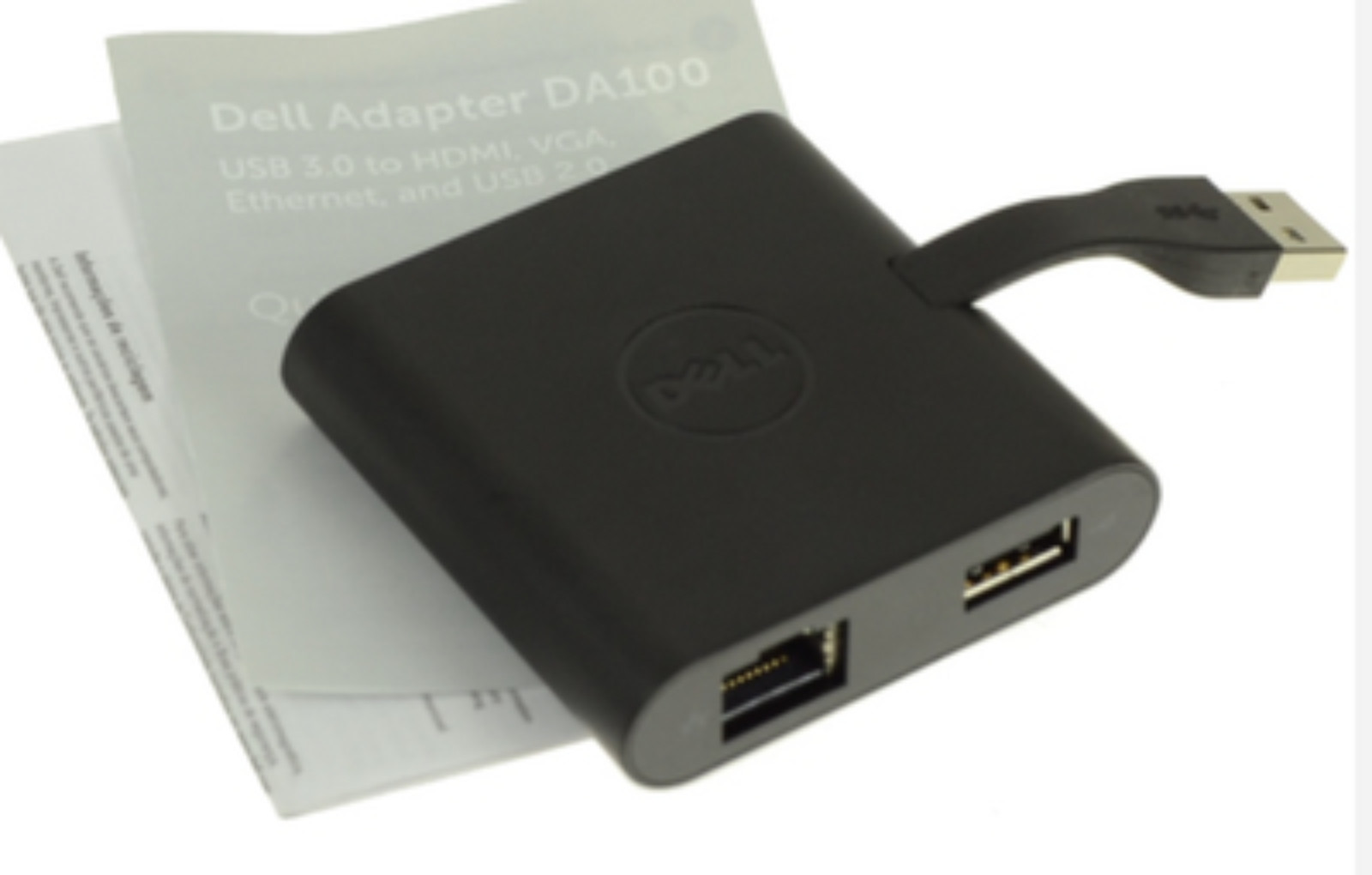 Dell DA100 USB 3.0 to HDMI VGA Ethernet USB 2.0 UNIVERSAL ADAPTER- 54DNX