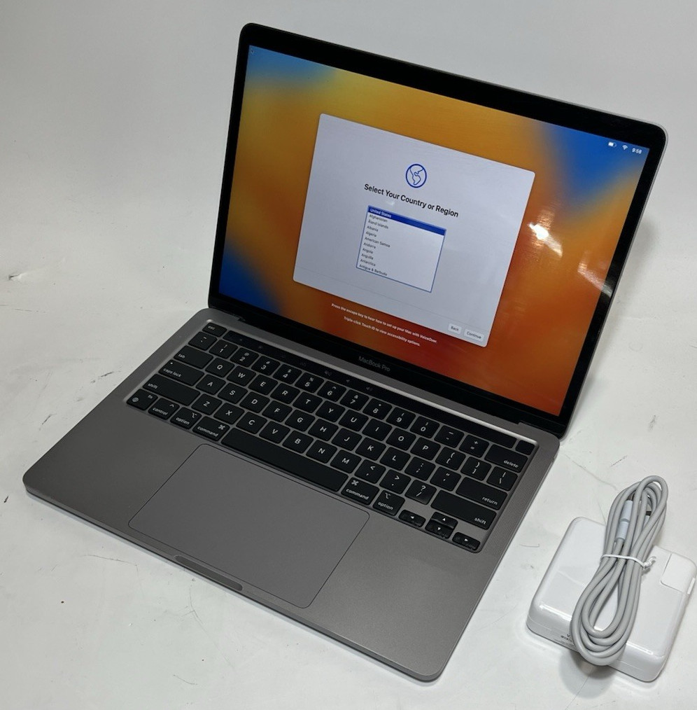 Apple MacBook Pro 13″ 2020 M1 A2338 – 8GB RAM – 256GB SSD – with A/C