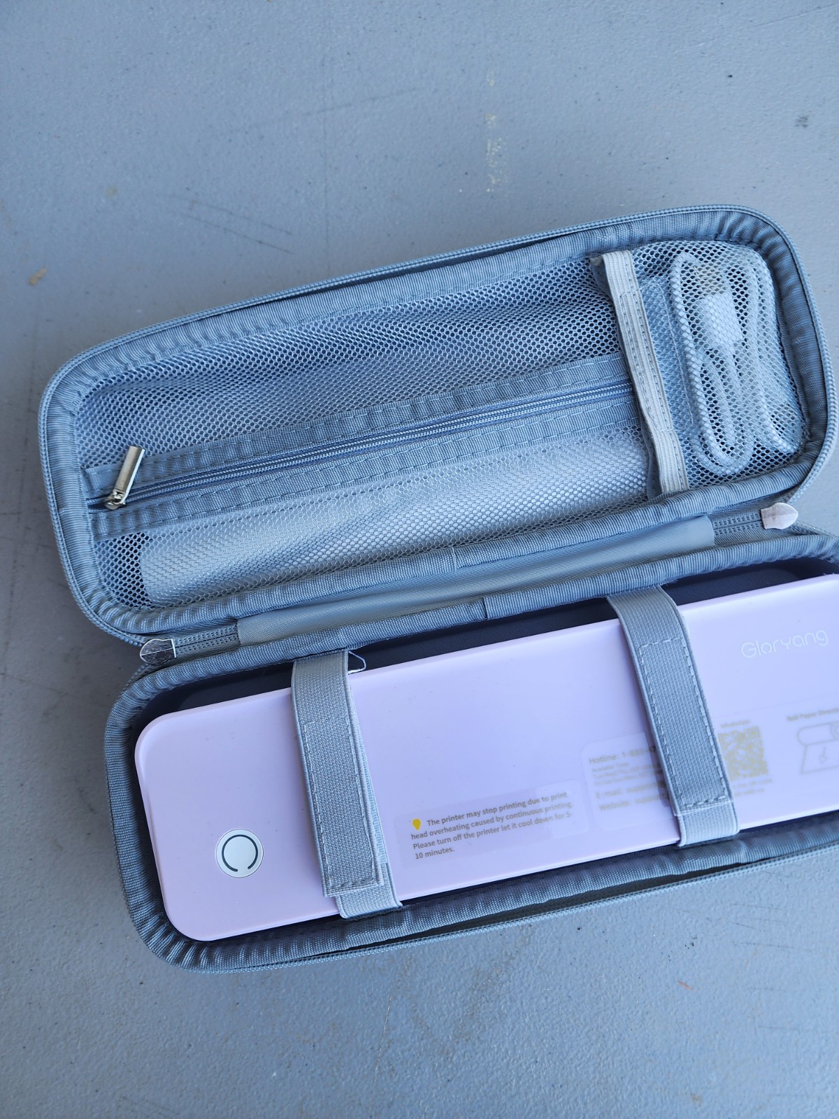 Gloryang PD-A4 Mobile Thermal Printer Bluetooth Portable Pink