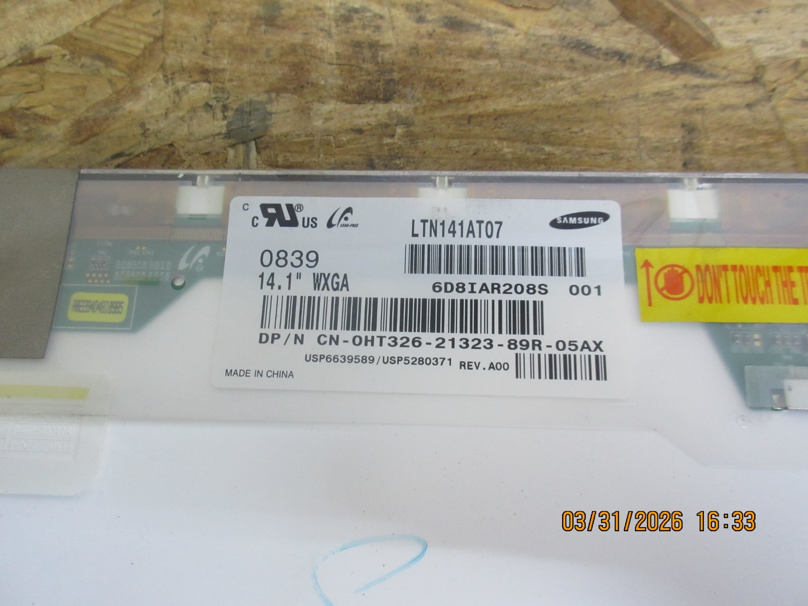 DELL LATITUDE E6400 Precision M2400 LAPTOP Screen