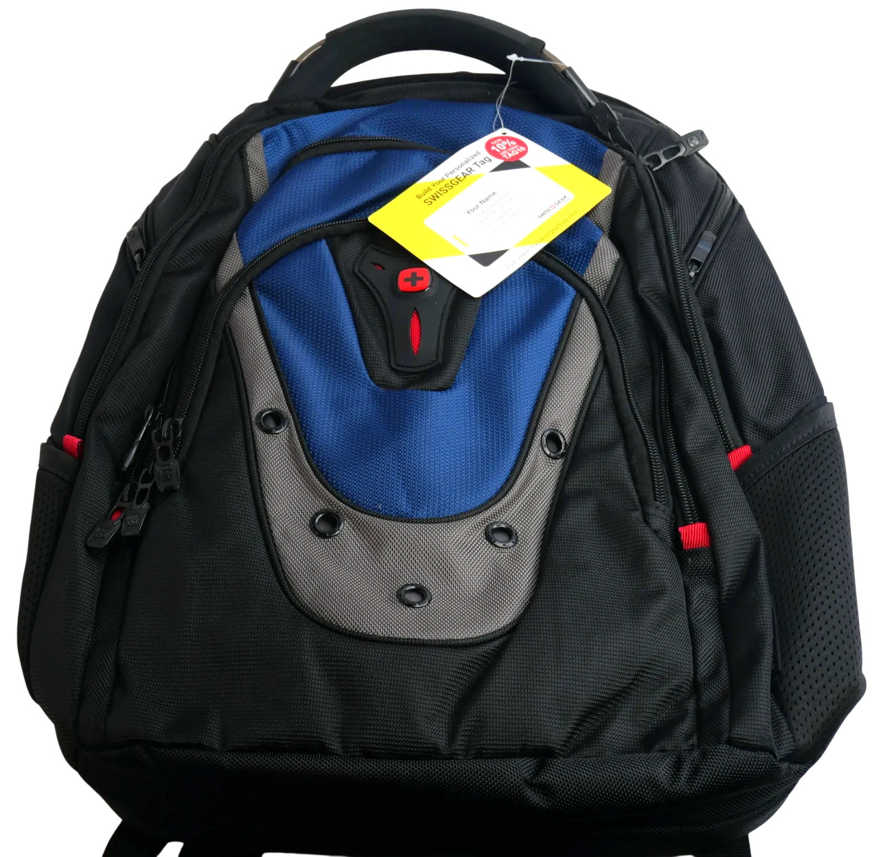 SwissGear – Laptop Backpack Black and blue navy – Free shipping