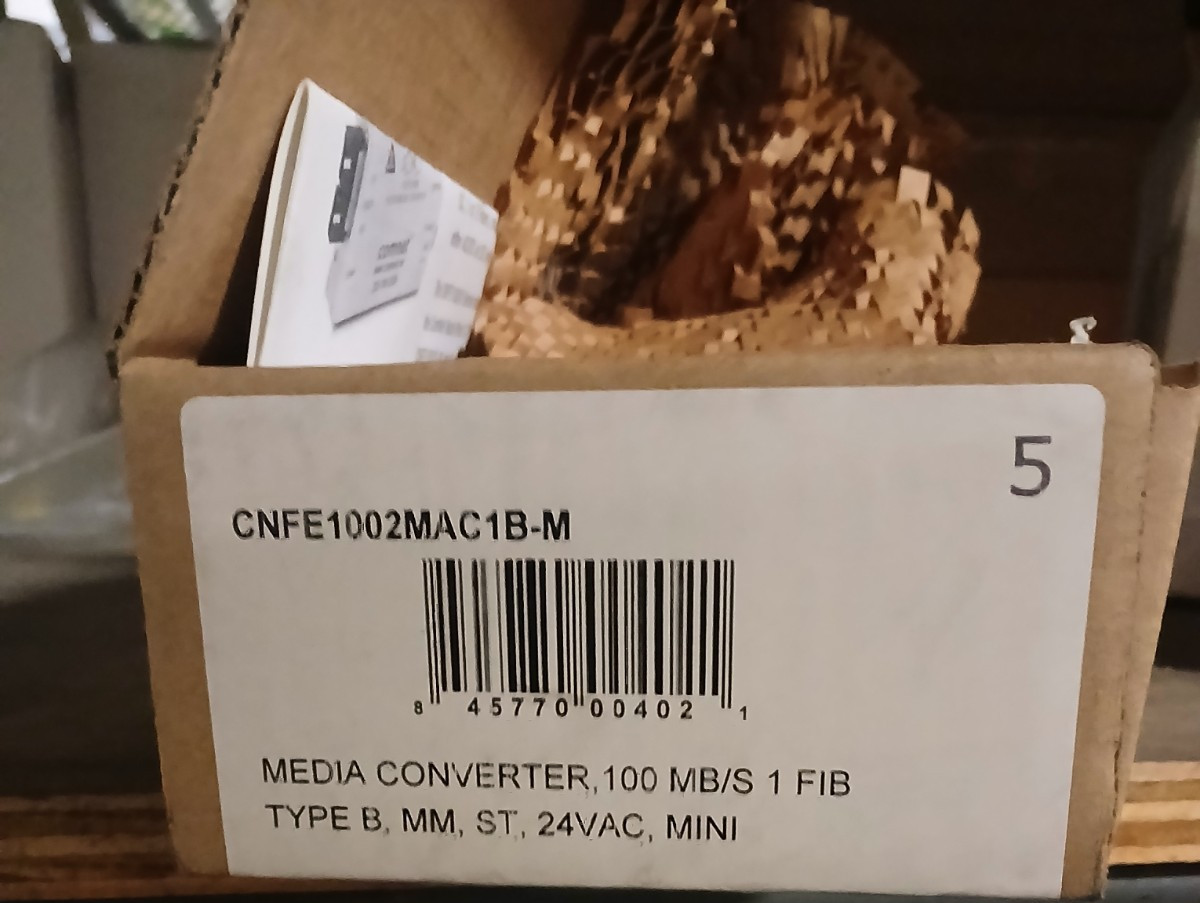 ComNet CNFE1002S1B Ethernet to Fiber Media Converter, 10/100 Mbps, Single-Mode