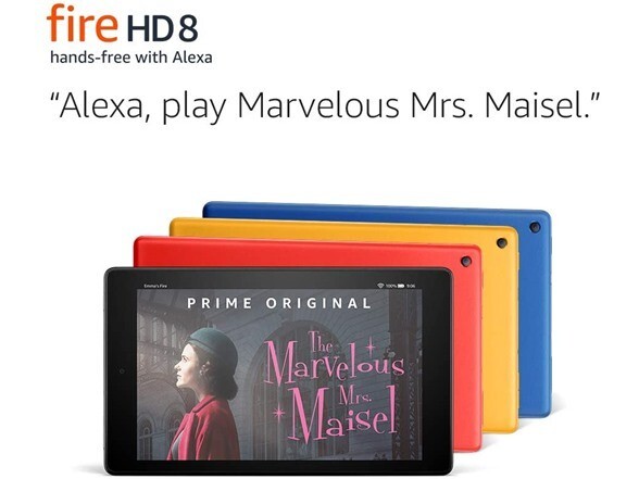 Amazon Fire HD8 Tablet w/ Alexa 8″ Display 16 GB 8th Generation 2018 Black HD 8