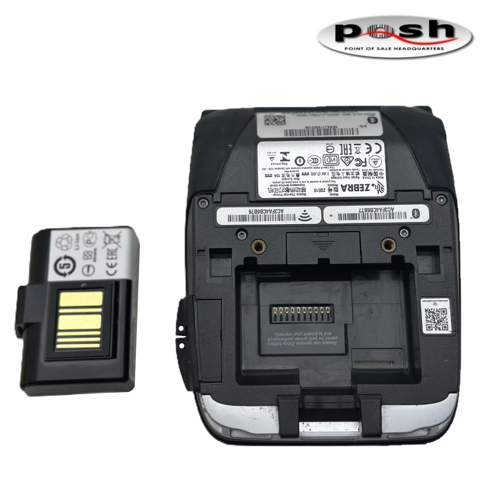 Zebra ZQ510 Mobile Thermal Printer ZQ51-AUN0100-PV w/ Battery included