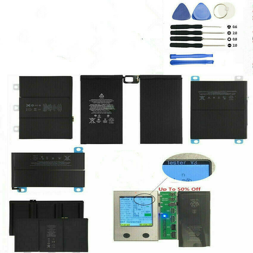 New Internal Battery Replacement For IPad Mini 1 2 IPad 2 3 4 5 6 Air 1 2 Tools