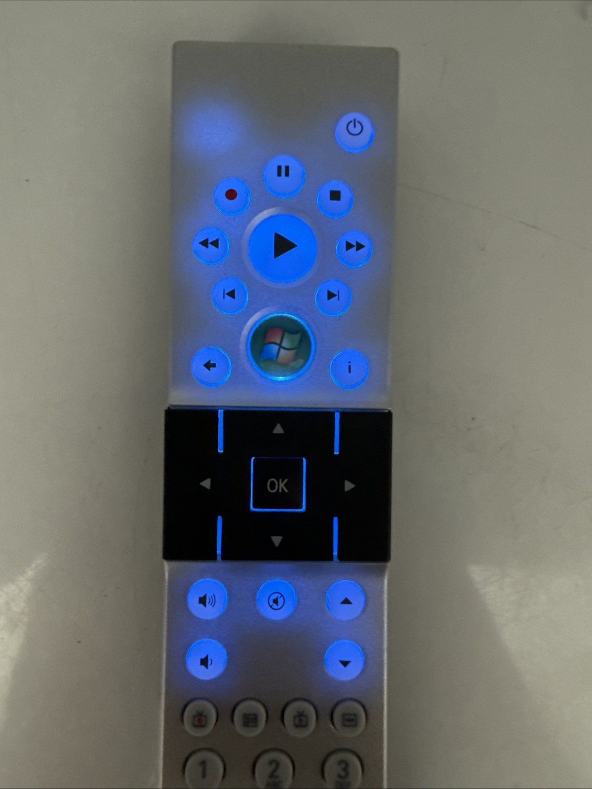 Dell RC6 IR Microsoft Windows Media Center Infra Red Remote Control N817 Tested