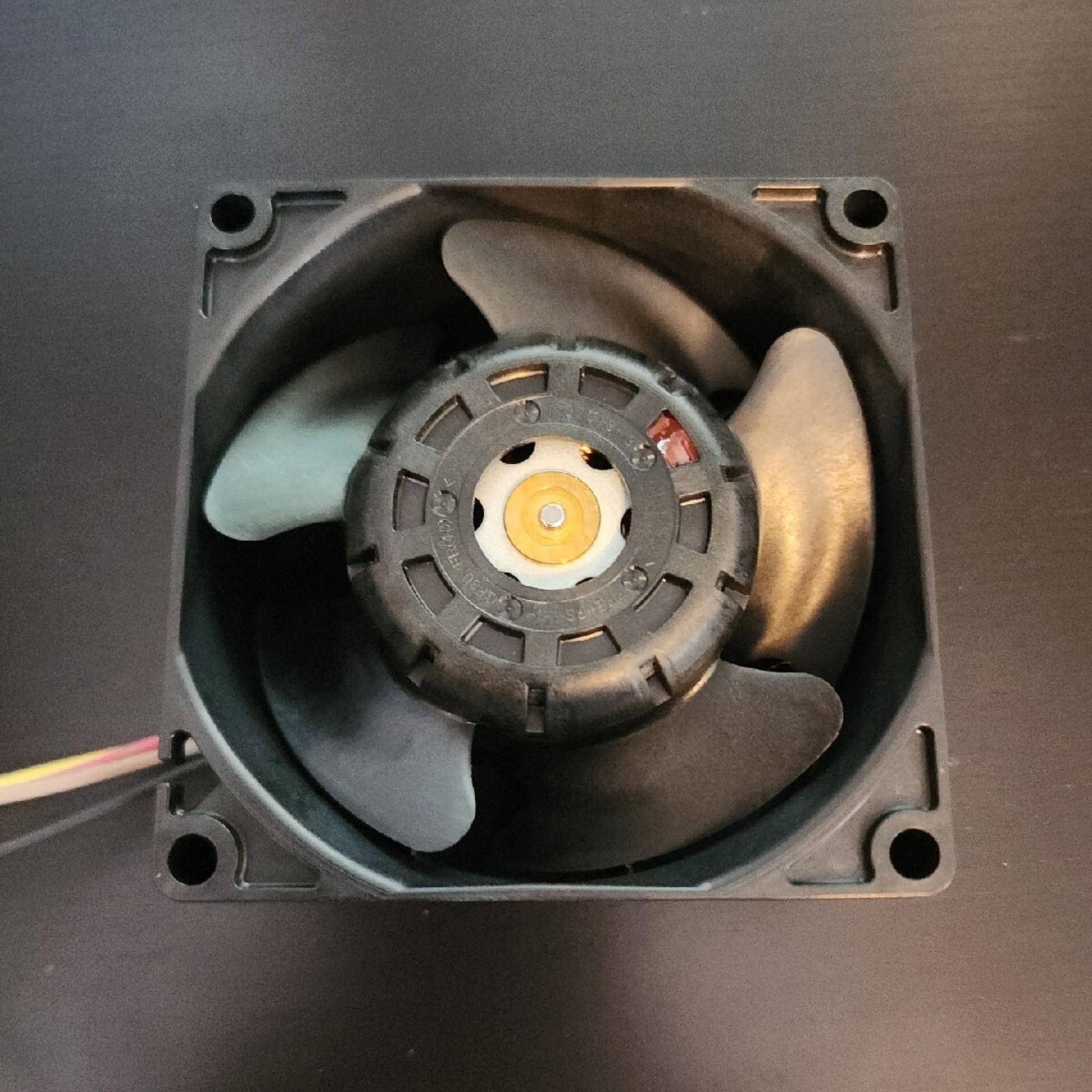 130cfm San Ace 80 Sanyo Denki 12VDC Axial Fan Square 57.6W 9HVB0812P1G001 80mm