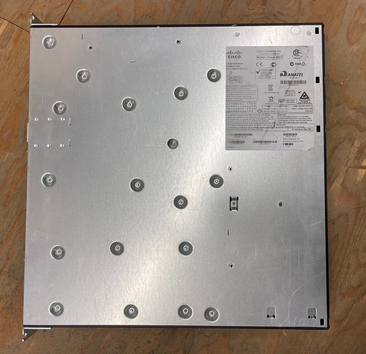 CISCO 2901/K9 2-Port Gigabit Integrated Services Router ios-15.7 CISCO2901/K9
