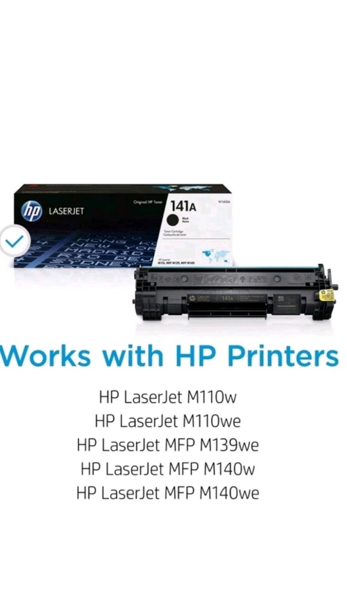 HP 141A OEM Black Toner W1410A Genuine New Open Box Sealed Cartridge