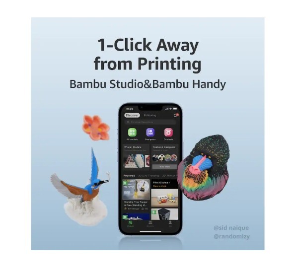 Bambu Lab – A1 Combo 3D Printer – Silver