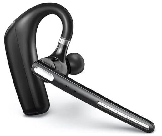 Bluetooth Headset – Wireless Headset with Microphone – 90 Days Standby/110 Day