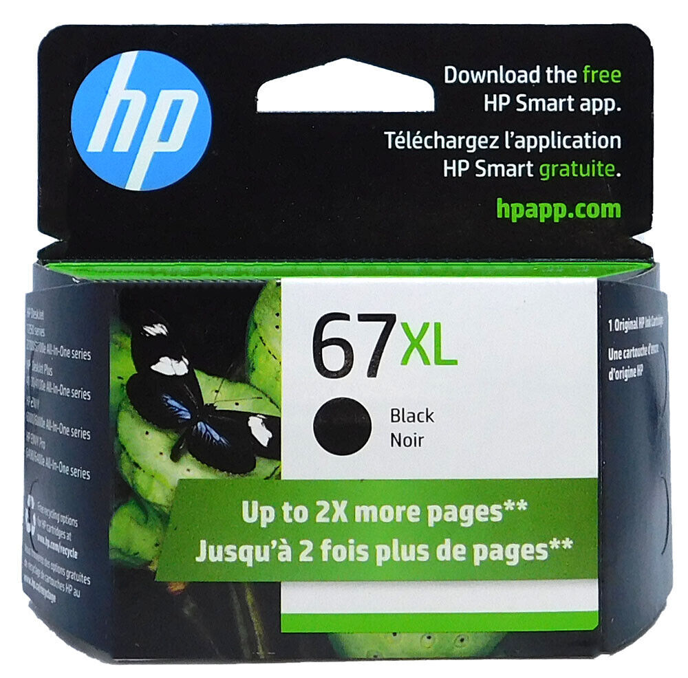 HP 67XL Black Ink Cartridge – 3YM57AN#140