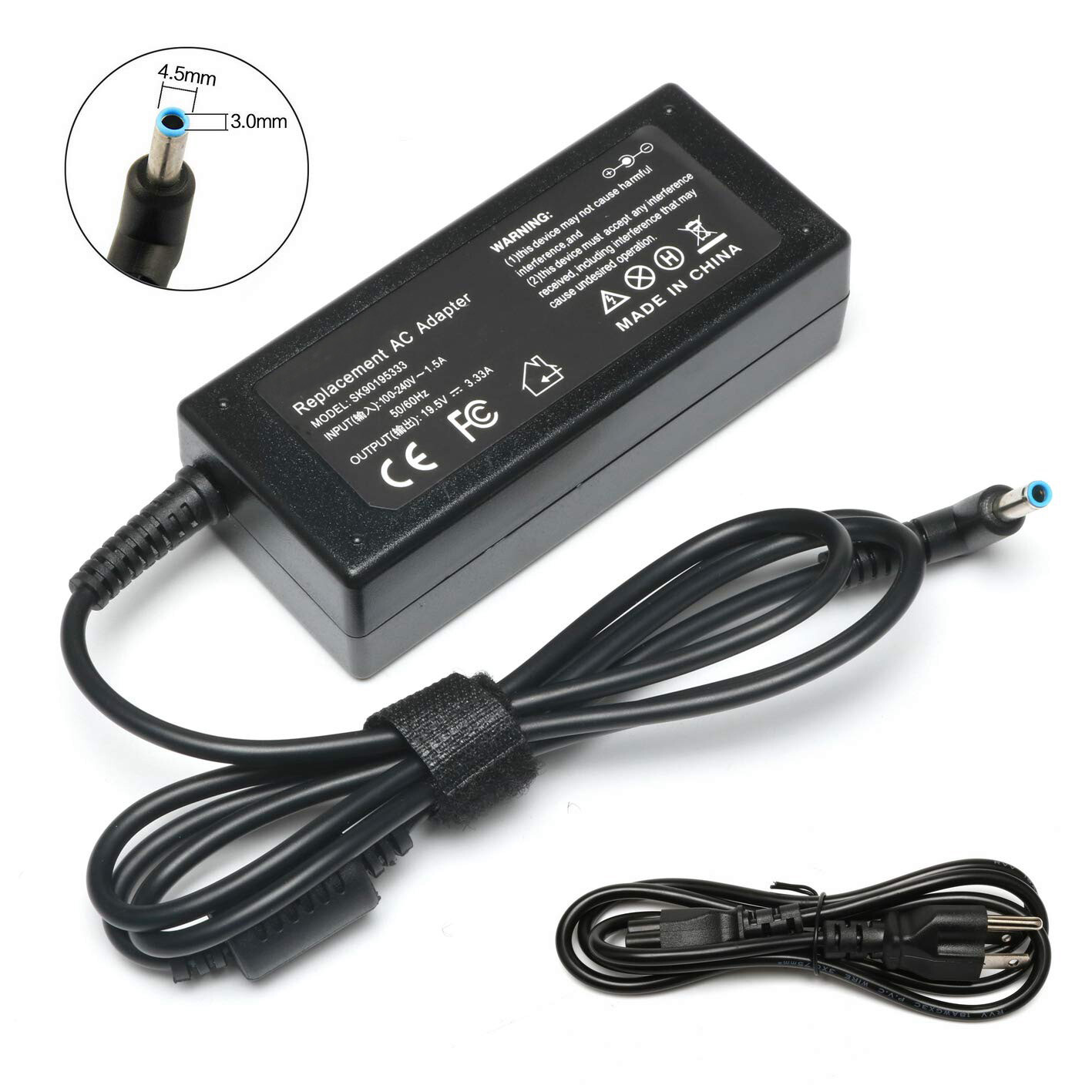 65W Adapter Charger for HP 17-cp0025cl 17-cp0035cl 17-cp0044nr Power Cord