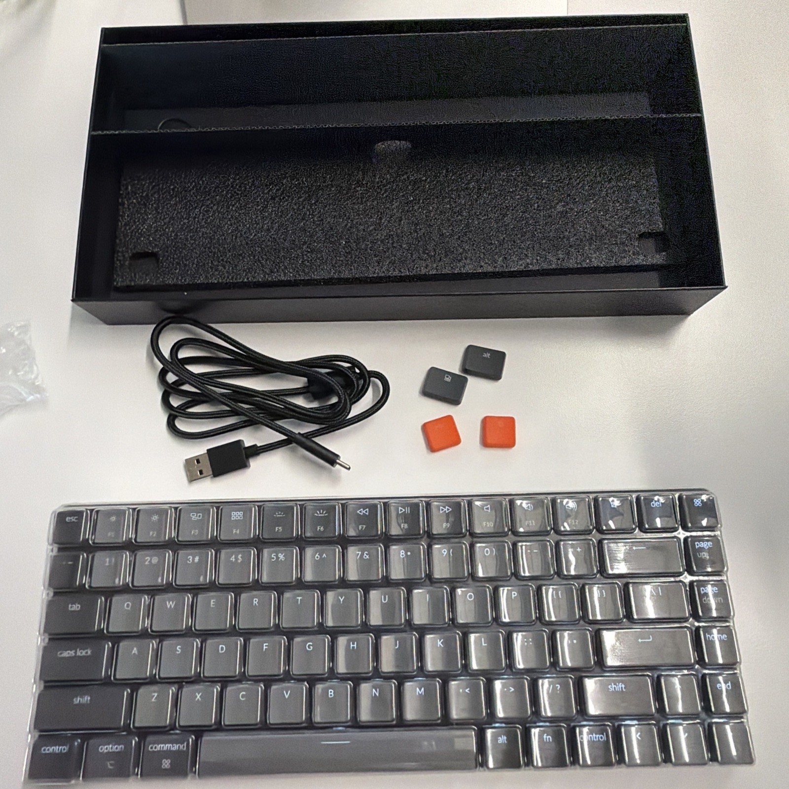Keychron K3 Low Profile Wireless Mechanical Keyboard White Backlight K3D5