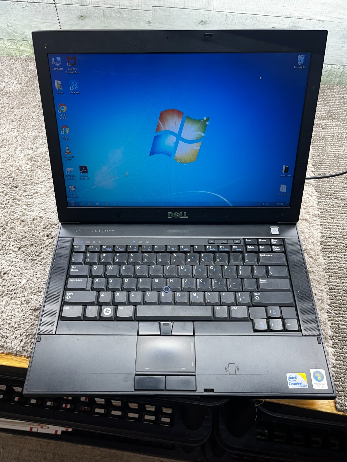 Dell Latitude E6400 Laptop Intel Centrino 2 No Power Charger USED 03979