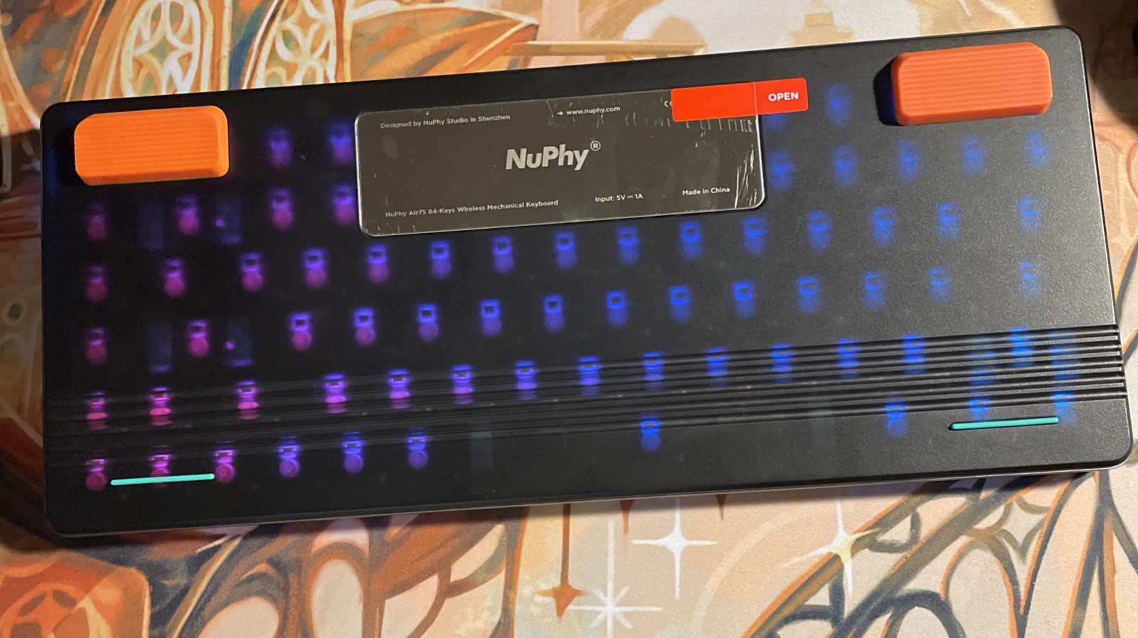 New NuPhy Air 75 Wireless Mechanical Keyboard AIR75 Red Switches