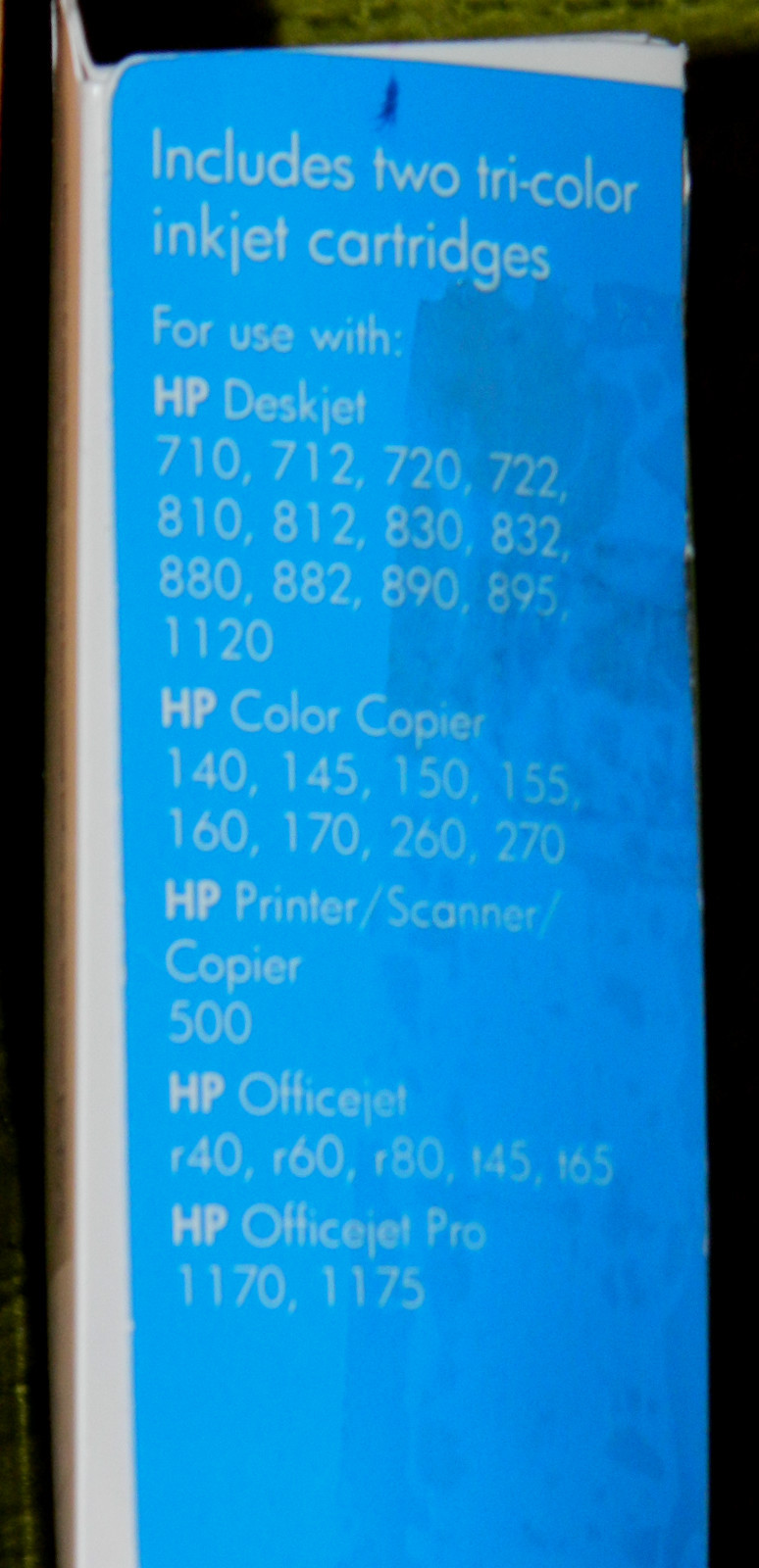 NEW Original HP Brand Single Color Ink Cartridge #23 / Foiled Sealed