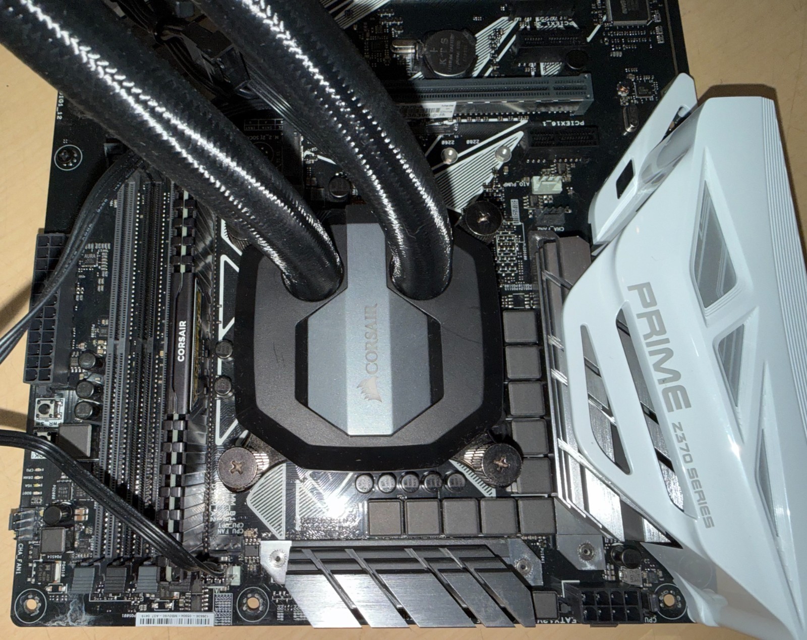 ASUS Prime Z370-A LGA 1151 ATX Intel i7-8086K CPU @ 4.00GHz 16Gb DDR3 RAM