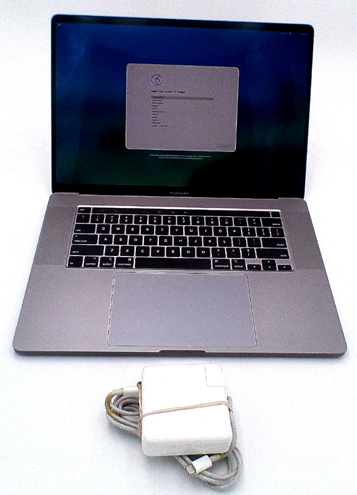 APPLE MACBOOK PRO A2141 16-INCH, 2019, i9-9980HK, 16GB, 1TB, 91% Battery