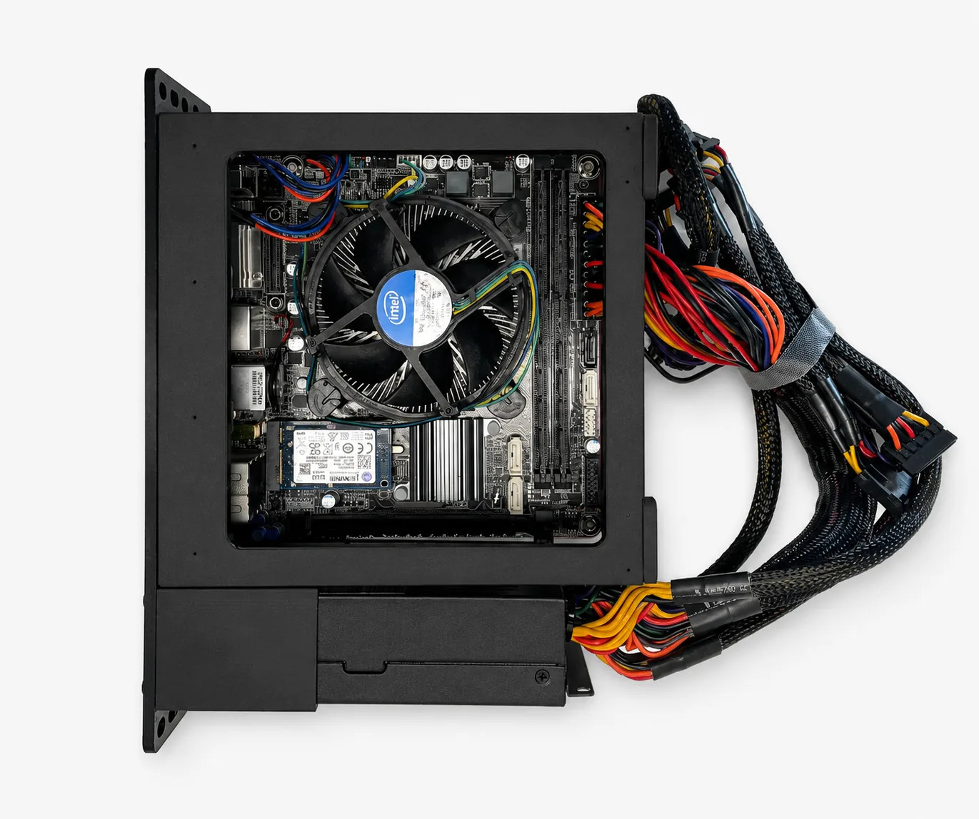 2U 10in Rackmount Mini-ITX Flex ATX Enclosure – Compact