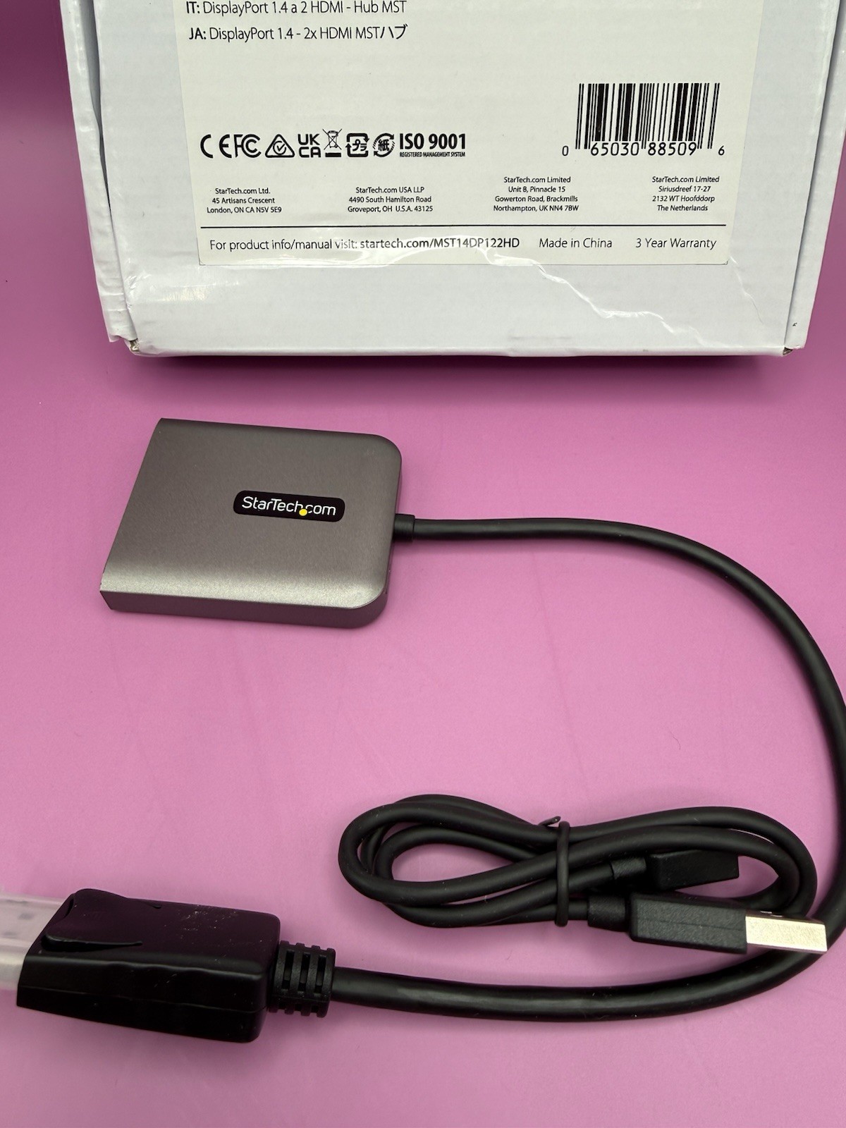 StarTech DP to Dual HDMI MST HUB (mst14dp122hd)