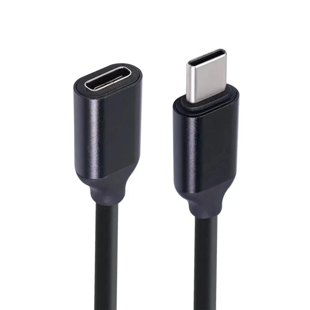 USB C Data Cables Type-c Extension Cord Type-c Male To Female 3A Extension 0.5m