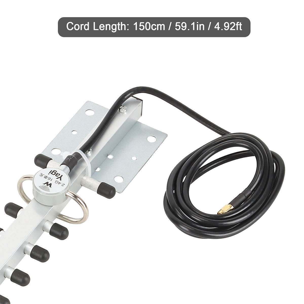 Yagi WiFi Antenna 2.4GHz 25dBi Outdoor Directional Signal for Wireless Router US