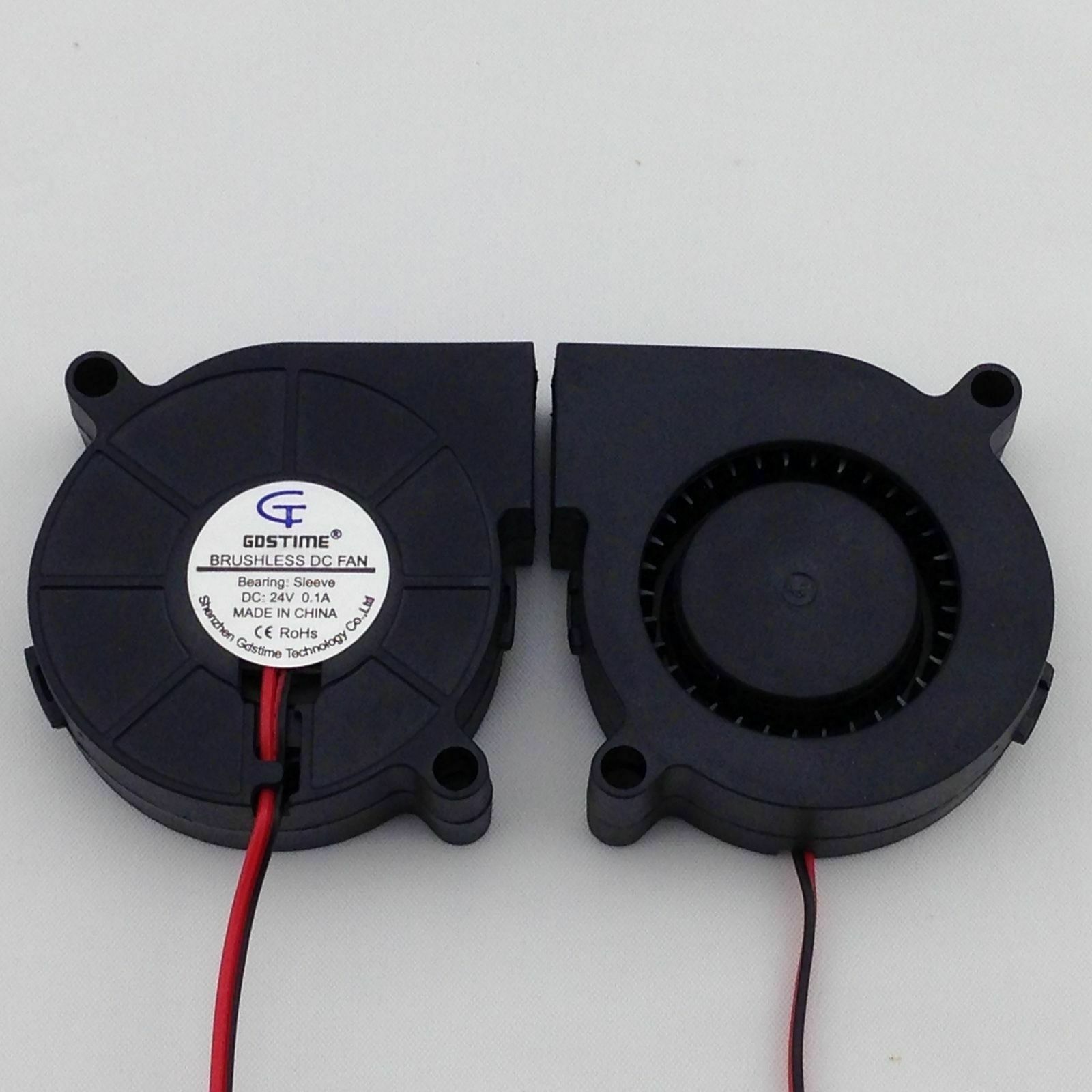 2Pcs 24V DC50mm Blowers Cooling Fan 5015 Hotend Extruder For RepRap 3D Printer