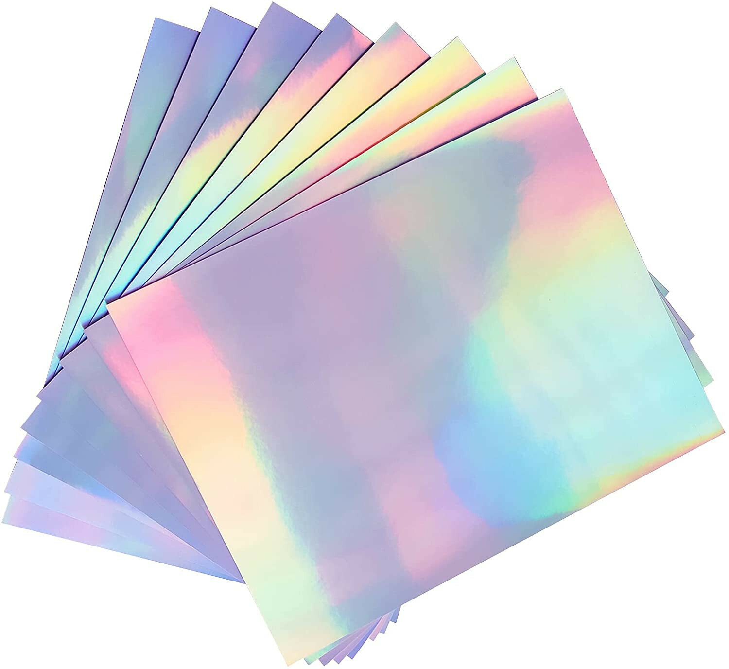20 Sheets Koala Holographic Sticker Paper for Inkjet Laser Printer Glossy White