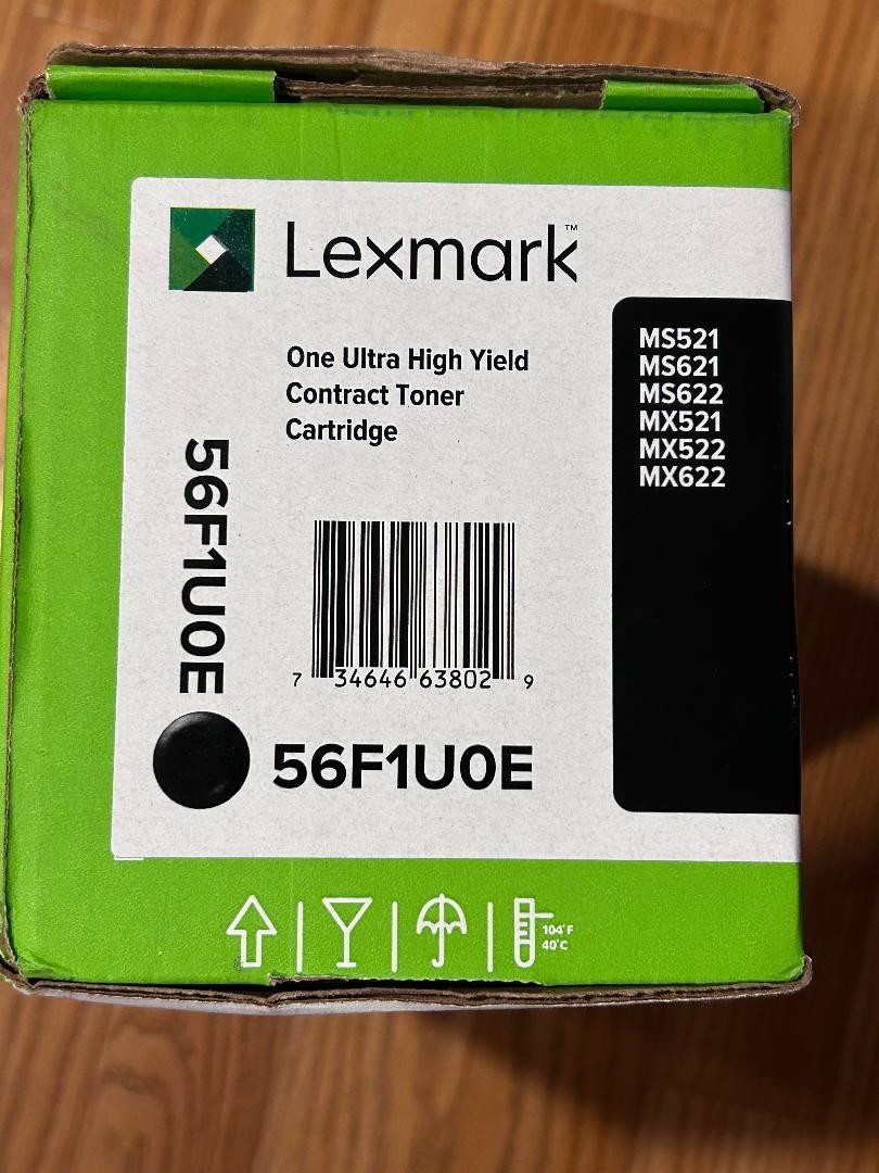 Lexmark 56F1U0E Black High Yield Toner