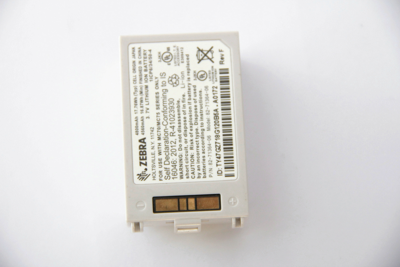 Original Battery For Symbol Motorola MC75 MC70 Series 4800mAh 82-71364-06 3.7V