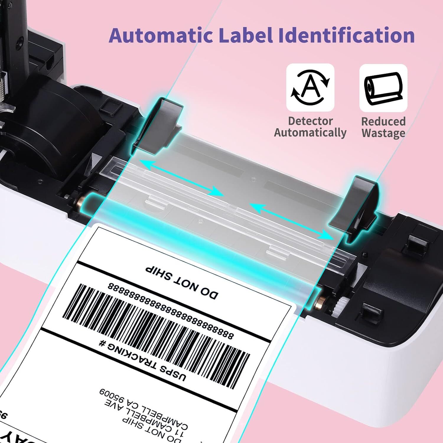 4×6 Bluetooth Thermal Shipping Label Printer for Small Business Package Mail Lot