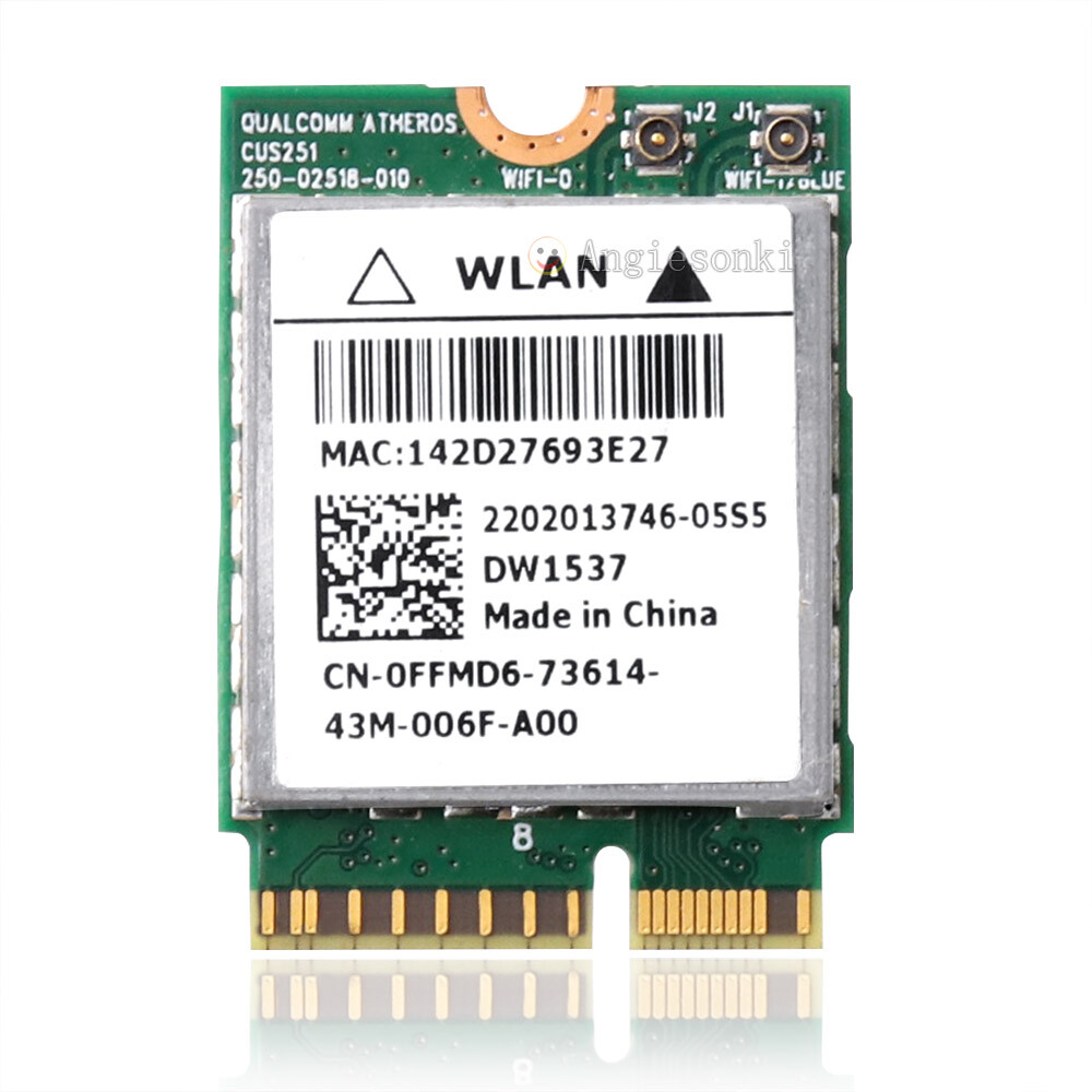 Atheros QCSNFA282 DW1537 PCIe M.2 WiFi BT4.0 802.11a/b/g/n WLAN Card for Dell